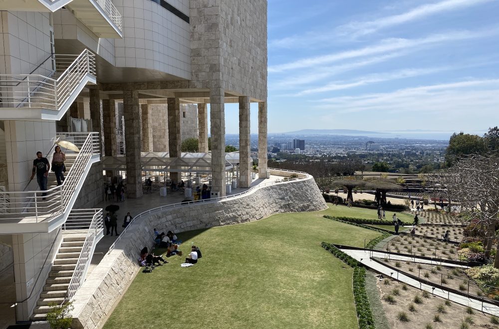 Outdoor Garden at Getty Center during Private Getty to Griffith Tour