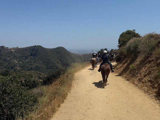 Horseback riding in Griffith Park Los Angeles