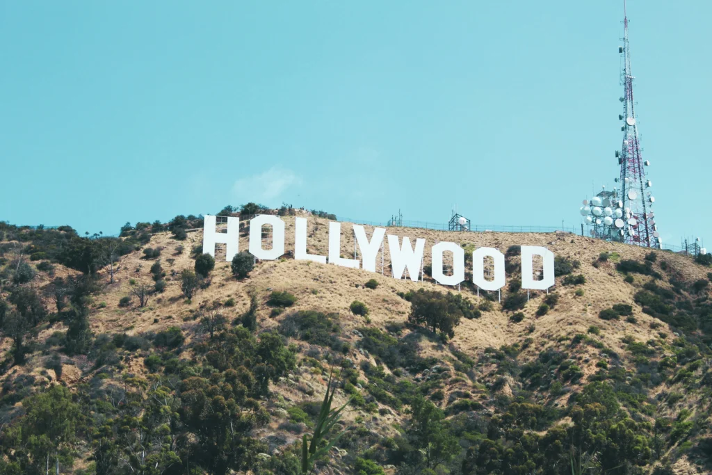The Hollywood Sign in Los Angeles California