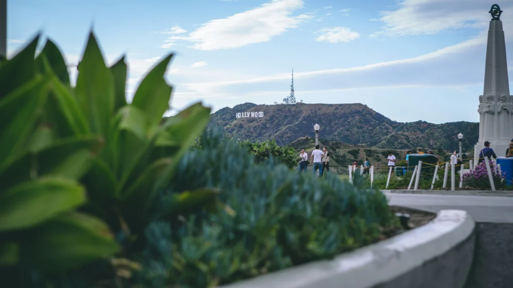 View of Griffith Park Conservatory in Los Angeles